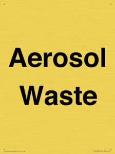 Aerosol Waste